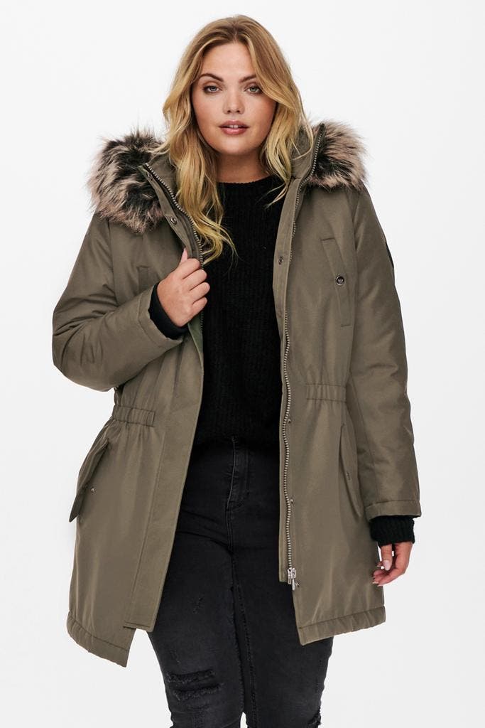 ONLY eco parka jas metM=46/48Maat 46/48 (XL) of groter, Kleding | Dames, Jassen | Zomer, Overige kleuren, Nieuw, Maat 46/48 (XL) of groter