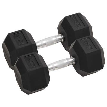 vidaXL Halters 2 st 12,5 kg totaal gietijzer, Verzenden, Nieuw