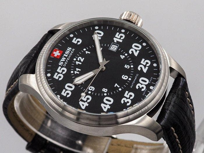 Swiss Defender - Automatic - Zonder minimumprijs - NEW * -, Handtassen en Accessoires, Horloges | Heren