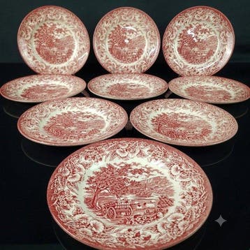 English Ironstone - Assiette de petit-déjeuner (9) -