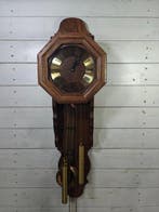 Wandklok - Een prachtige Duitse wandklok - Bronze, Brass and, Antiek en Kunst