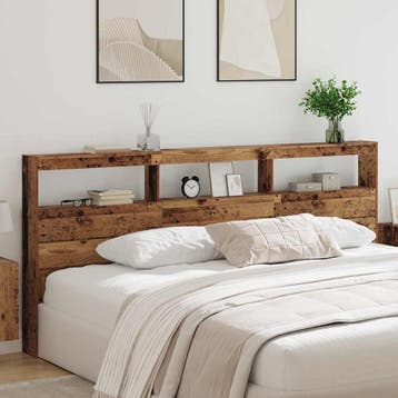 vidaXL Hoofdbord Oud Hout Bewerkt hout, Verzenden, Nieuw