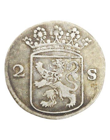 Nederland, Holland 2 Stuiver (Silver) 1751 Double