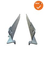 Set leggers (2 stuks) voor legbord Ahrend roldeurkast, Werkplek, Ophalen of Verzenden, Gebruikt, Kast