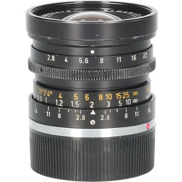 Leica Elmarit-M 28mm f/2.8 Asph (Typ.II) - Zwart CM5661, Ophalen of Verzenden, Gebruikt, Overige typen