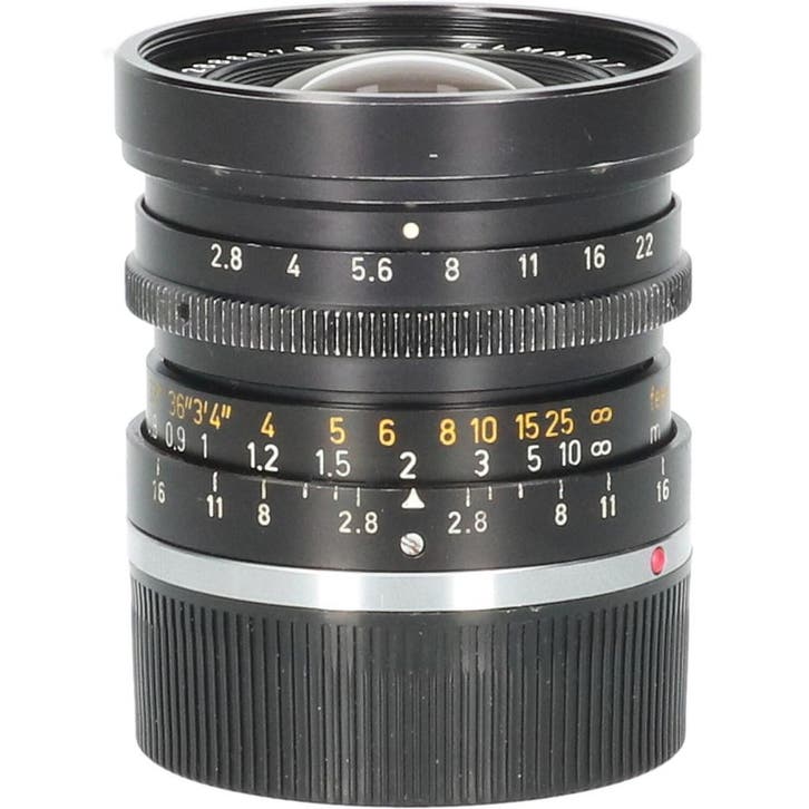 Leica Elmarit-M 28mm f/2.8 Asph (Typ.II) - Zwart CM5661, Audio, Tv en Foto, Foto | Lenzen en Objectieven, Overige typen, Gebruikt