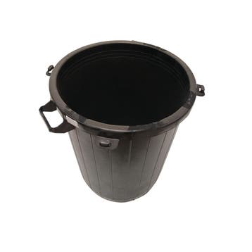 Afvalbak 75 liter zwart gebruikt, Ophalen of Verzenden