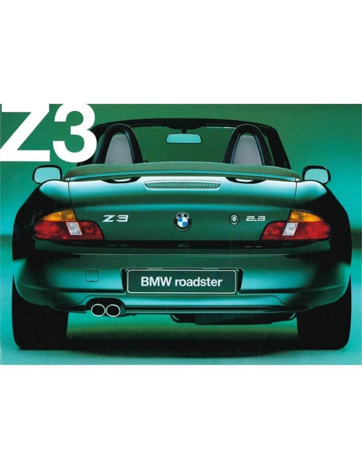 1999 BMW Z3 ROADSTER BROCHURE DUITS, Livres, Autos | Brochures & Magazines