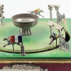 Bordspel - “Jeu de Course” Francese - piccolo - Metaal, Antiek en Kunst, Antiek | Speelgoed