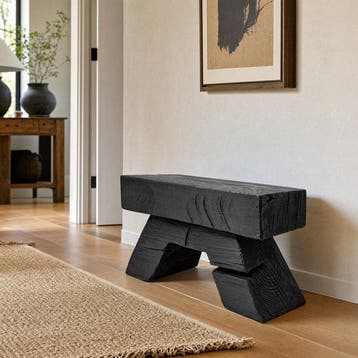 Logniture - Kruk - Massief hout, met kettingzaag gesneden