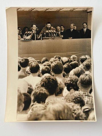 Fotokhronika TASS. - Fidel Castro durante su visita oficial, Antiek en Kunst