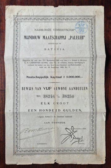 Nederland. Collectie Nederlandse waardepapieren - 12 stuks