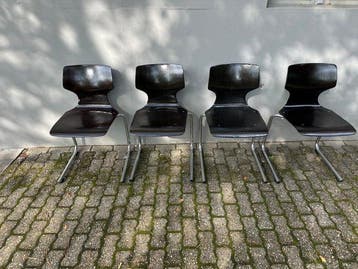 Flototto - Elmar Flototto - Stoel (4) - Cantileverstoel,