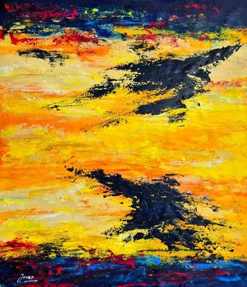 Jovan Srijemac (1962) - Something is there - (XXL), Antiek en Kunst