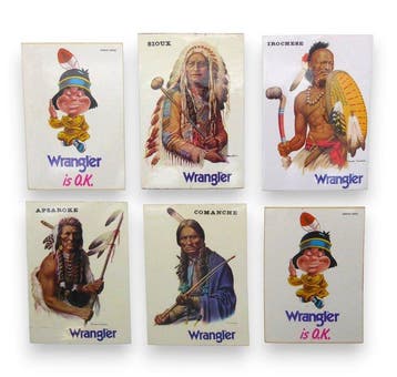 Collection thématique - 19x Stickers : Western & Heritage /
