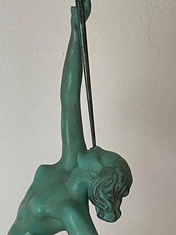 Max le Verrier - Raymonde Guerbe - Sculpture, Allégorie à la, Antiek en Kunst