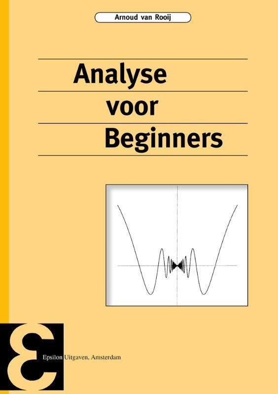 Analyse Voor Beginners | A. Rooij | Nieuw, Boeken, Overige Boeken, Nieuw, Verzenden