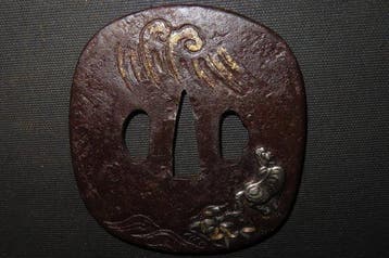 Smeedijzer - C5-762 Daito Kappa Tsuba - Japan - Edo Periode