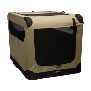 Amazon Basics opvouwbare reisbench hond 2 deuren M 76 cm, Ophalen of Verzenden, Nieuw