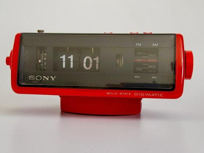 Wekker - Sony - 1972 Digimatic Flip Clock Radio Postmodern, Antiquités & Art, Antiquités | Horloges