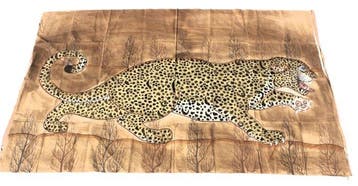 Unknown artist - Large Leopard Decorative Canvas –