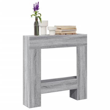 vidaXL Haardombouw 81x18x82 cm bewerkt hout grijs sonoma, Verzenden