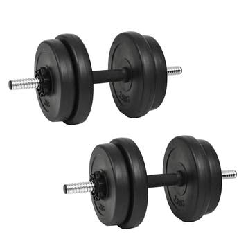 vidaXL Halterset 20 kg 14-delig, Verzenden
