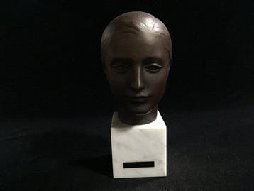 Yasutake Funakoshi (1912-1999) - Elegant Bronze Bust