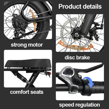 C91 Elektrische Fiets - Off-Road Smart Fatbike - 1000W -, Verzenden, Nieuw, Stuff Certified®