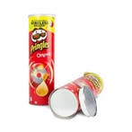 Chips Stash Can Safe – Verborgen Kluis in Chipsblik  Rood, Verzenden