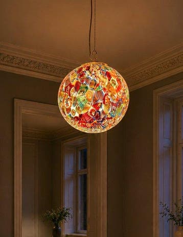 MIMU interior - Lustre - Lampe Murrine Millefiori D30 -