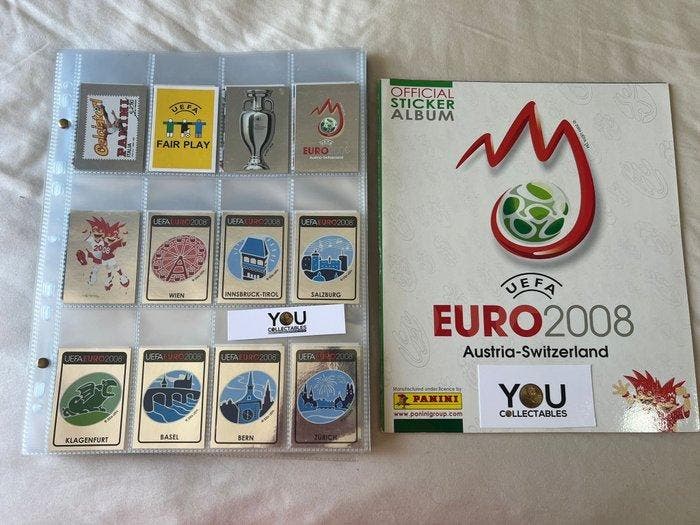 2008 Panini PANINI EURO 2008 Austria-Switzerland Full, Collections, Autocollants