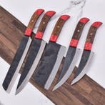 Keukenmes - Chefs knife - Hoogwaardig staal, Pakka-hout en