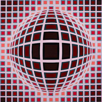 Victor Vasarely (1906-1997) - Louisiana I
