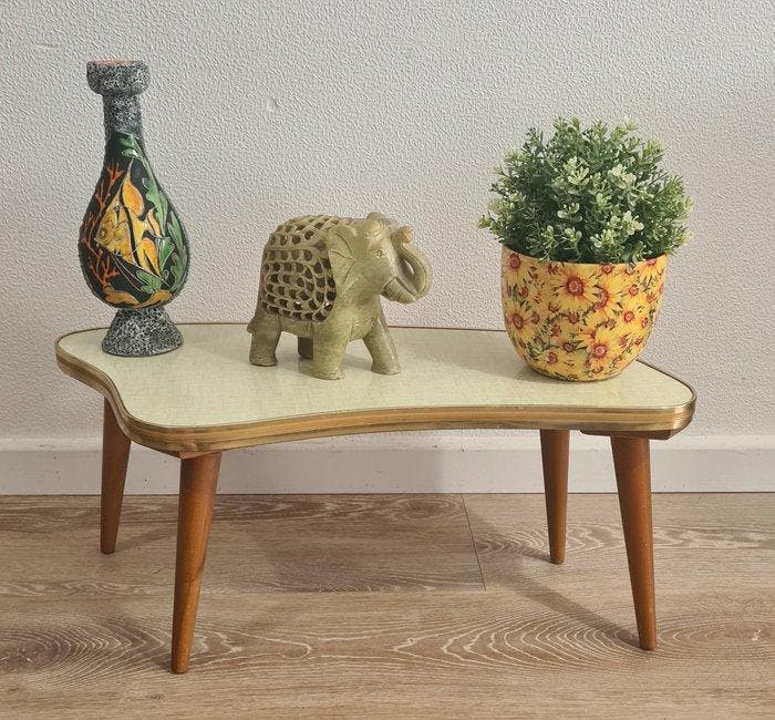 Table dappoint - Bois - Tablette à fleurs vintage, Antiek en Kunst, Kunst | Designobjecten