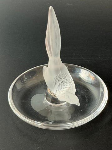 Lalique - Beeldje - baguier forme de faisan - Kristal