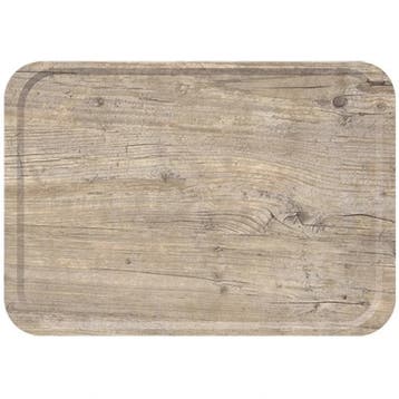Dienblad | Laminaat | Houtlook | Stapelbaar | 530x370mm, Verzenden