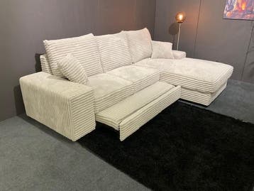 Nevada slaapbank / zetelbed (nieuw, outlet), Nieuw, Stof