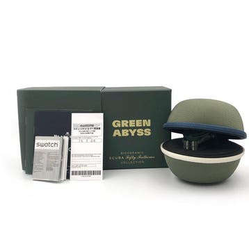 Blancpain x Swatch - Bioceramic Scuba Fifty Fathoms Green, Handtassen en Accessoires, Nieuw