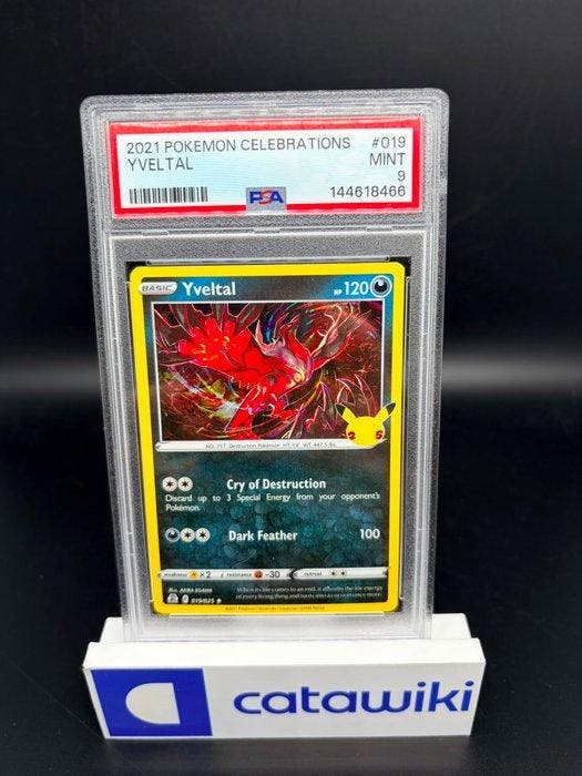 Pokémon - 1 Graded card - Yveltal 019/025 - Sword & Shield -, Hobby & Loisirs créatifs, Jeux de cartes à collectionner | Pokémon