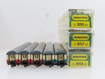 Minitrix N - 51 3092 00/51 3101 00/51 3111 00/51 3112 00/51, Nieuw