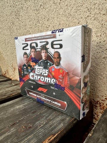 Topps Chrome Formula One F1 2026 Mega Box - 1 Box - Near