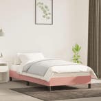 vidaXL Bedframe fluweel roze 80x200 cm, Verzenden, Nieuw