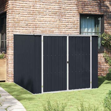 vidaXL Tuinschuur 195x198x159 cm gegalvaniseerd staal, Verzenden, Nieuw