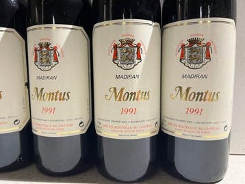1991 Château Montus - Madiran - 6 Flessen (0.75 liter), Nieuw