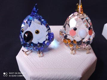 Swarovski - Beeldje - Blue Macaw - 5644815 + Yellow