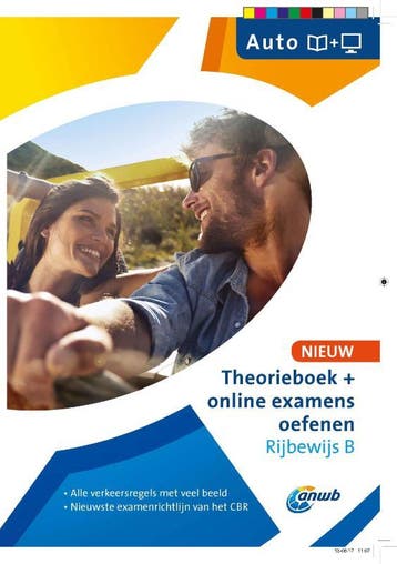 Theorieboek + online examens oefenen rijbewijs B ANWB, Verzenden, ANWB