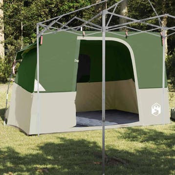 vidaXL Binnentent met dak met opslag Groen 280 x 220 x 176, Verzenden, Nieuw