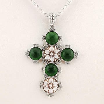 Zilver - Ketting met hanger - handgemaakt