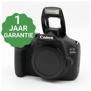 10% korting | Canon EOS 2000D body | Tweedehands, Verzenden, Zo goed als nieuw, Canon